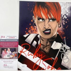 AEW All Elite Wrestling Ruby Soho Signed 8x10 Photo C Ruby Riott WWE JSA COA