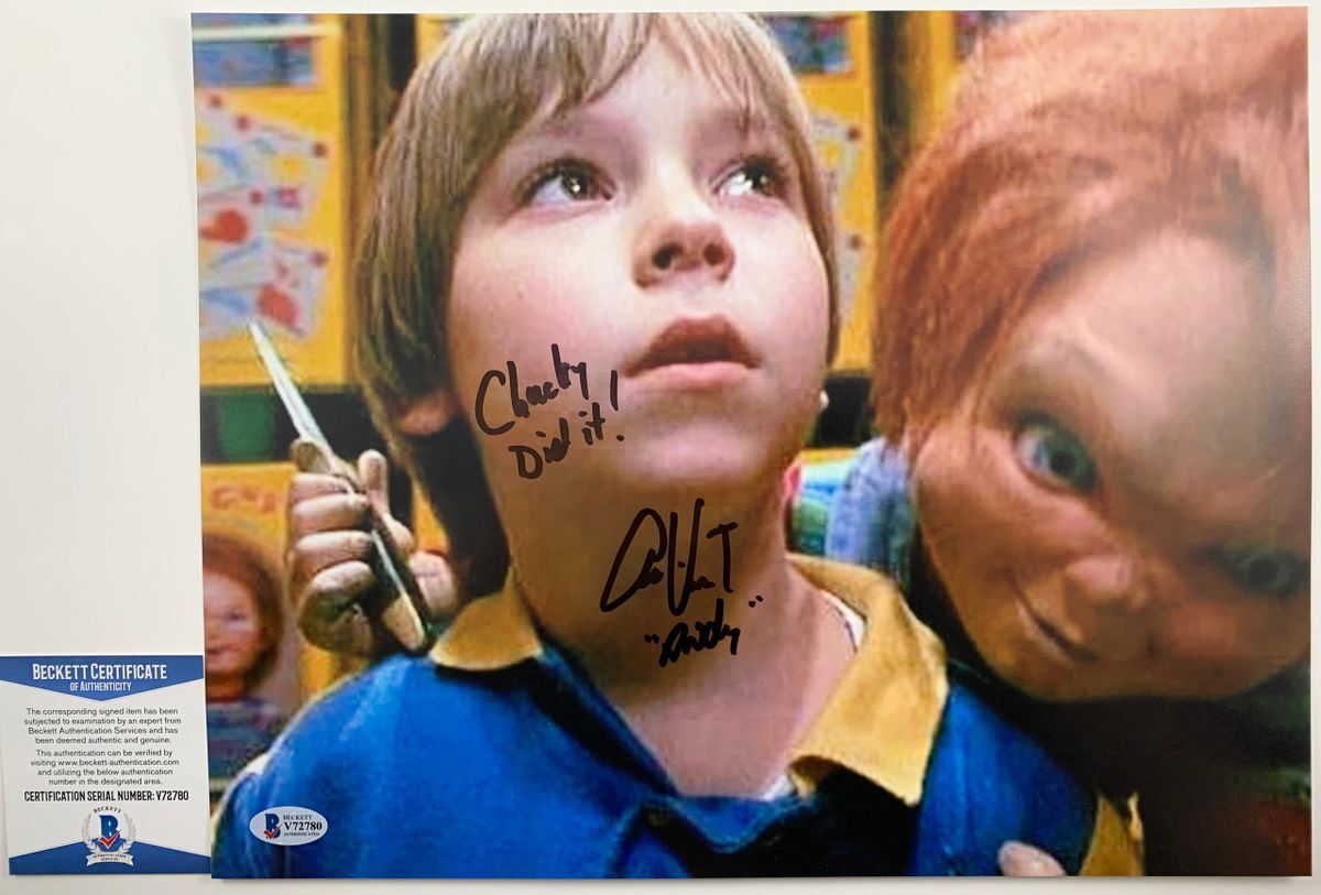 Alex Vincent Signed Child's Play Andy Barclay 11x14 Photo B Autograph BAS COA