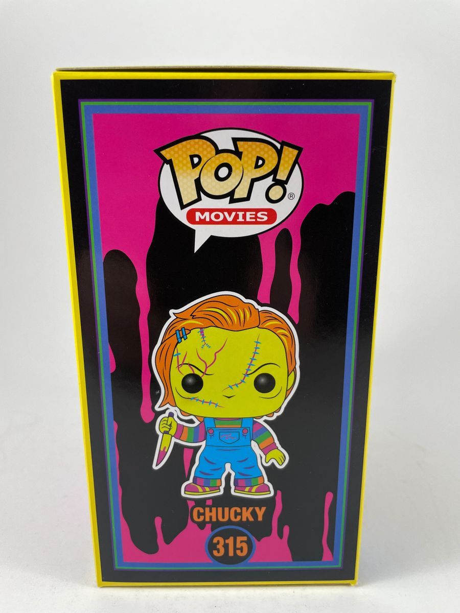 Alex Vincent Signed Chucky Exclusive Black Light Funko POP! C Autograph JSA COA - Image 4