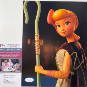 Annie Potts Signed Disney Pixar Toy Story 8x10 Photo B Autograph Bo Peep JSA COA
