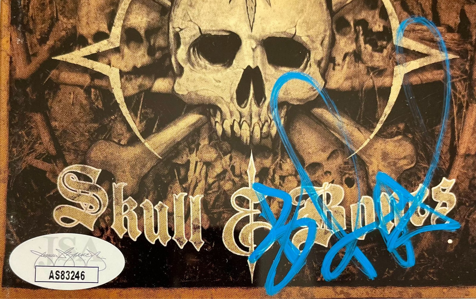 B-Real Signed Cypress Hill Skull &Bones CD Booklet Framed Display Rap JSA COA - Image 3