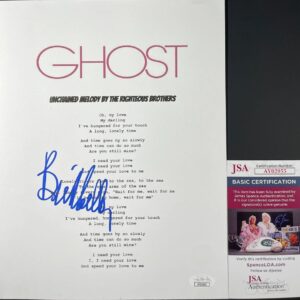 Bill Medley Signed Ghost Unchained Melody Lyric Sheet Music Autograph JSA COA