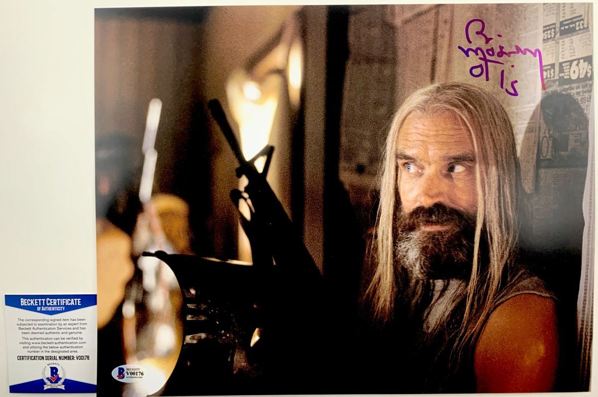 Bill Moseley Signed The Devil's Rejects 11x14 Photo B Autograph Otis BAS COA