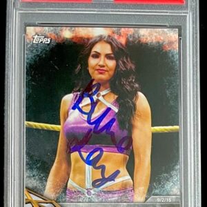 Billie Kay Signed 2017 Topps WWE Women's Division Card #NXT-2 PSA DNA Slabbed
