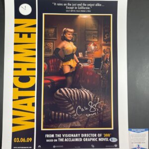 Carla Gugino Autographed Watchmen 16x20 Movie Poster A Signed Sally BAS COA
