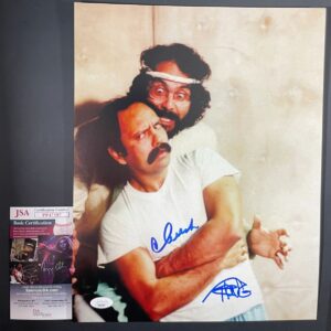 Cheech Marin & Tommy Chong Signed Up In Smoke 11x14 Photo O Autograph JSA COA