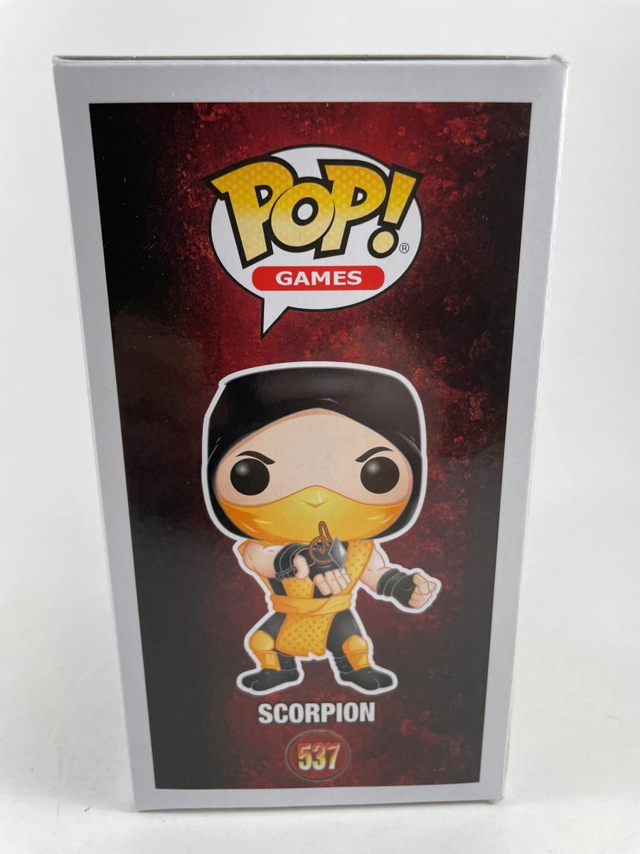Chris Casamassa Signed Mortal Kombat Scorpion Funko POP! Autograph JSA COA - Image 3