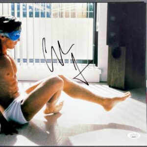 Christian Bale Signed American Psycho 11x14 Photo G Autograph Bateman JSA COA