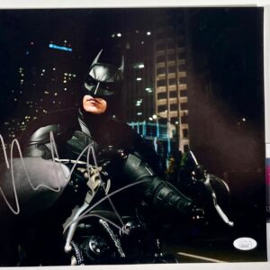 Christian Bale Signed Batman The Dark Knight 11x14 Photo C Autograph JSA COA