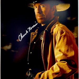Chuck Norris Signed Walker, Texas Ranger 11x14 Photo Authentic Autograph BAS COA