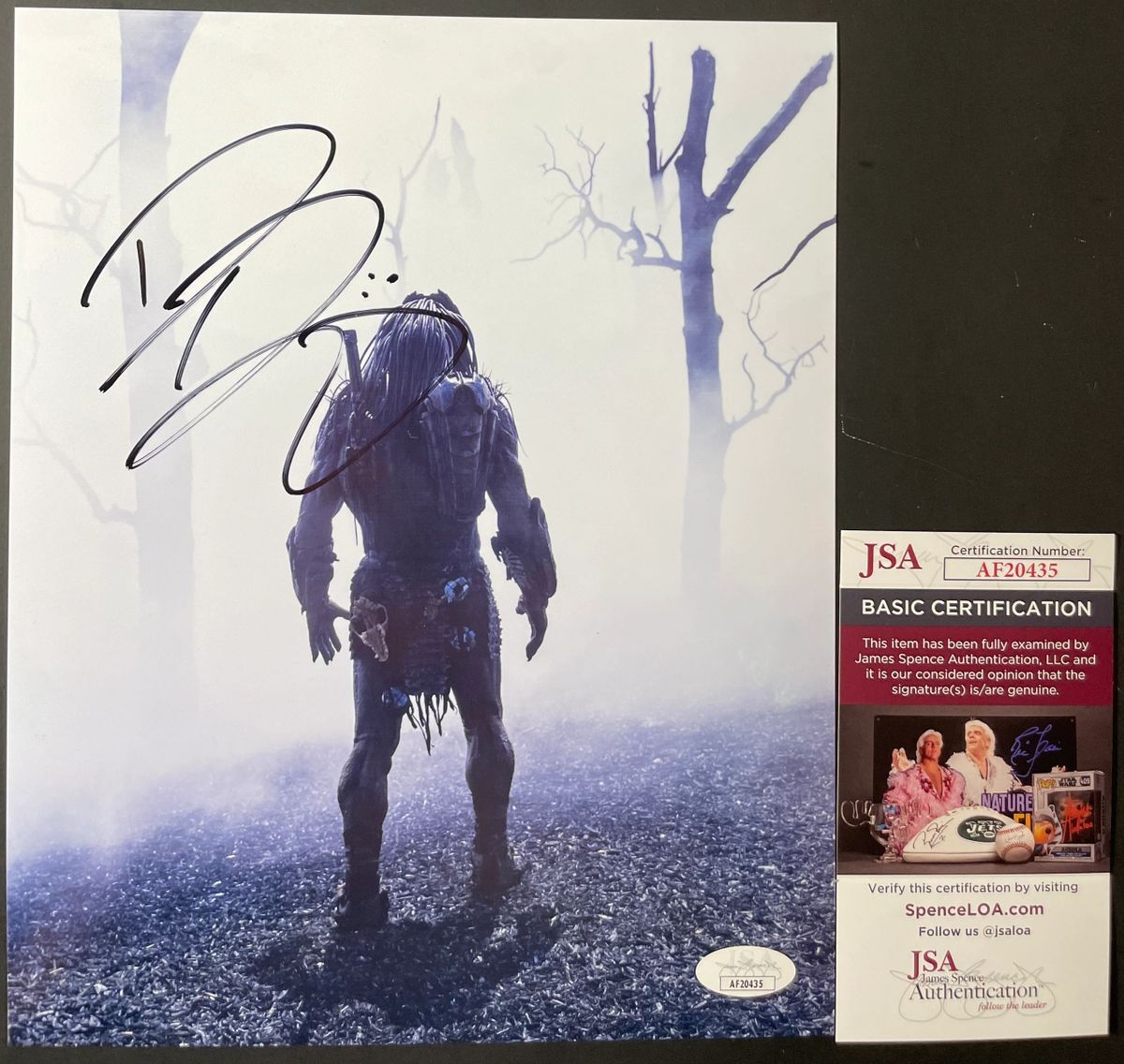 Dane DiLiegro Signed Prey 8x10 Photo C Autograph Predator JSA COA