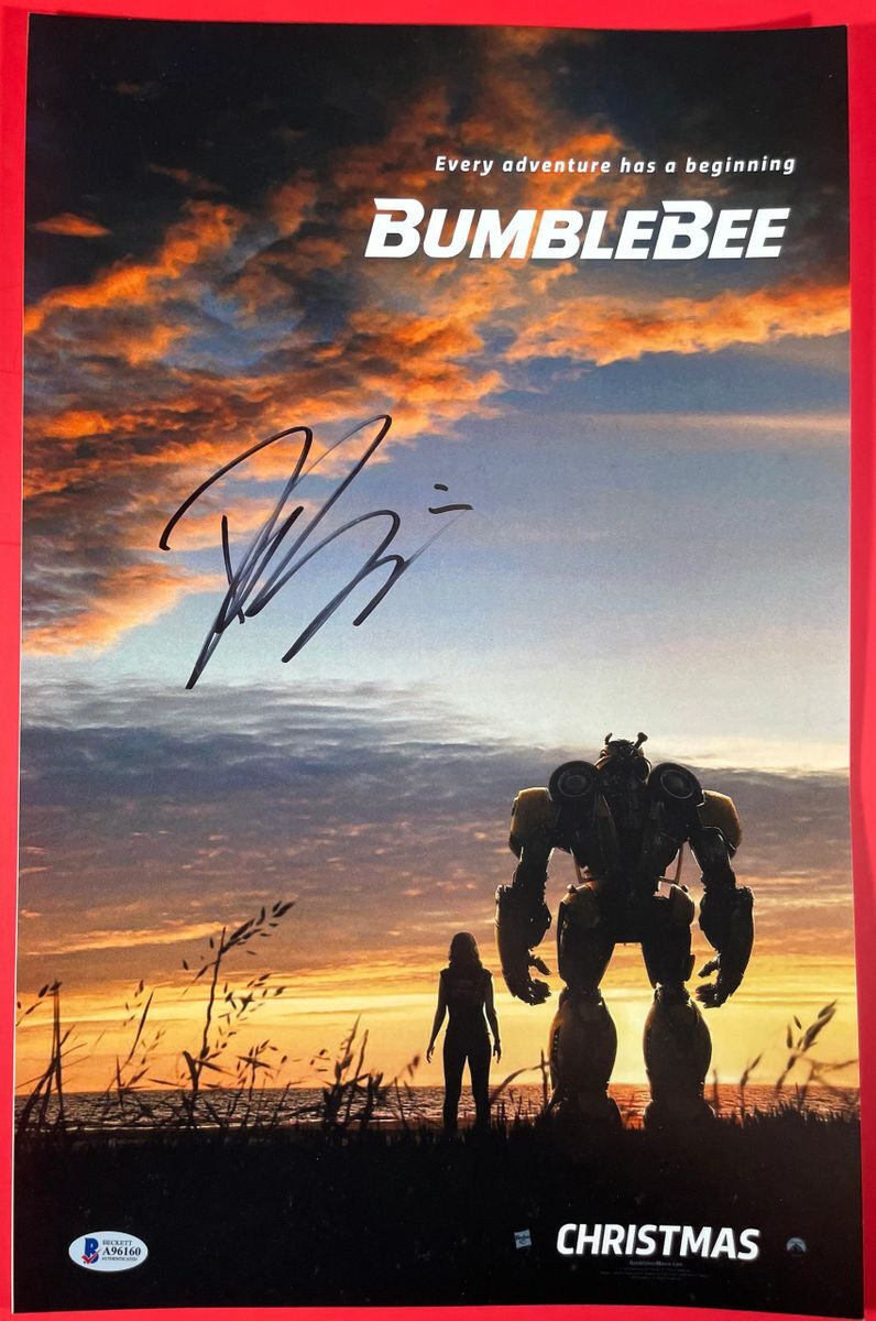 Dylan O'Brien Autographed Bumblebee 11x17 Poster Signed Transformers BAS COA