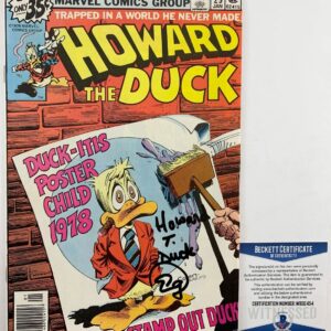 Ed Gale Signed Howard The Duck Comic Book #29 Autograph BAS COA