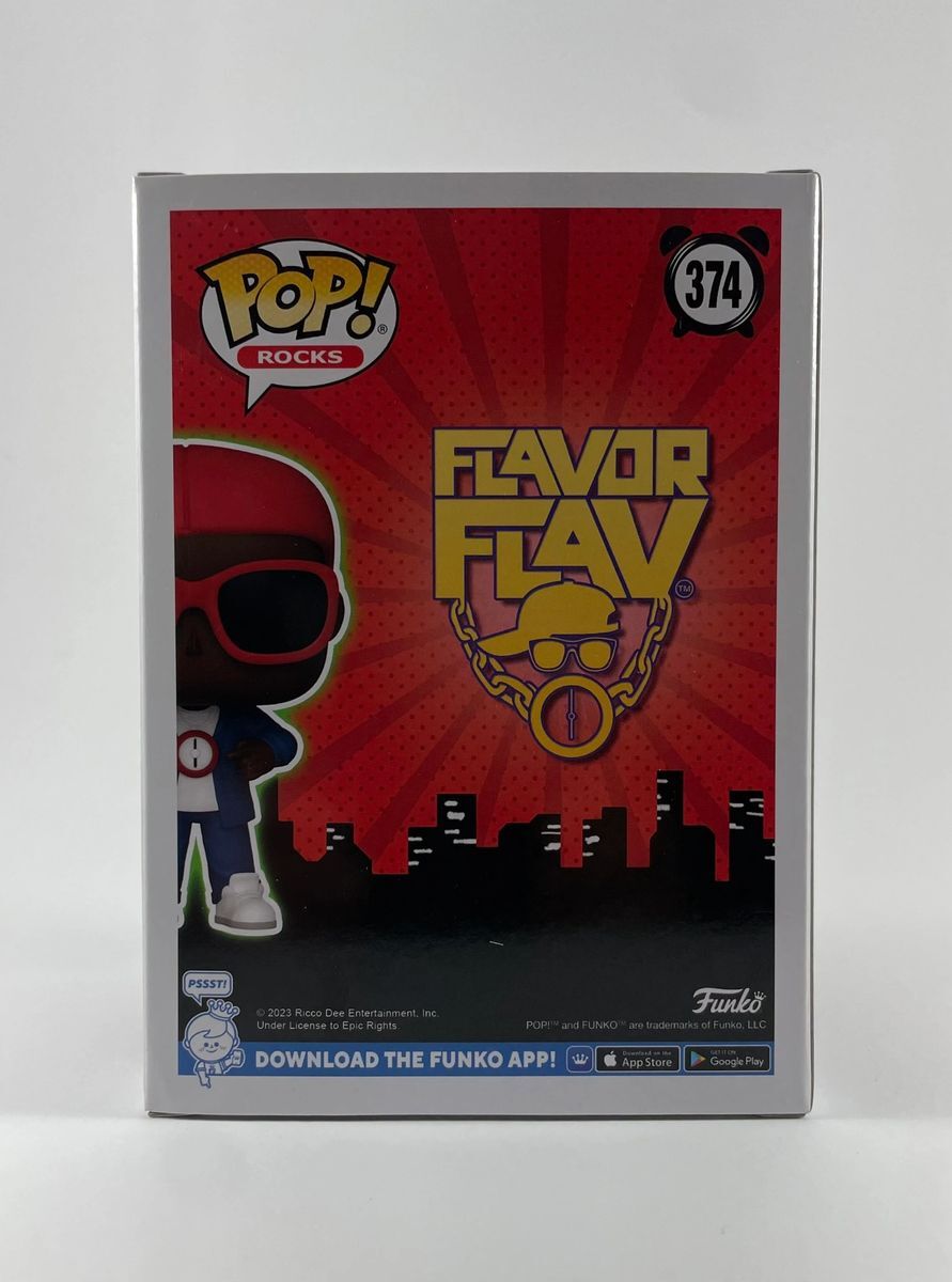 Flavor Flav Signed Funko POP! Vinyl #374 A Autograph Public Enemy JSA COA - Image 4