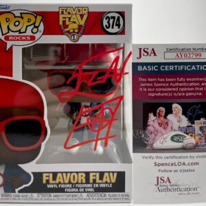 Flavor Flav Signed Funko POP! Vinyl #374 B Autograph Public Enemy JSA COA