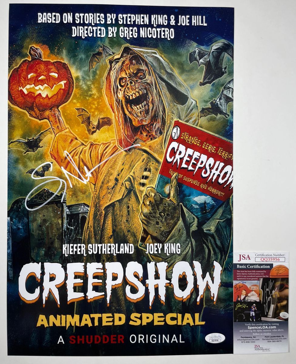 Greg Nicotero Signed Creepshow 11x17 Poster B Authentic Autograph JSA COA