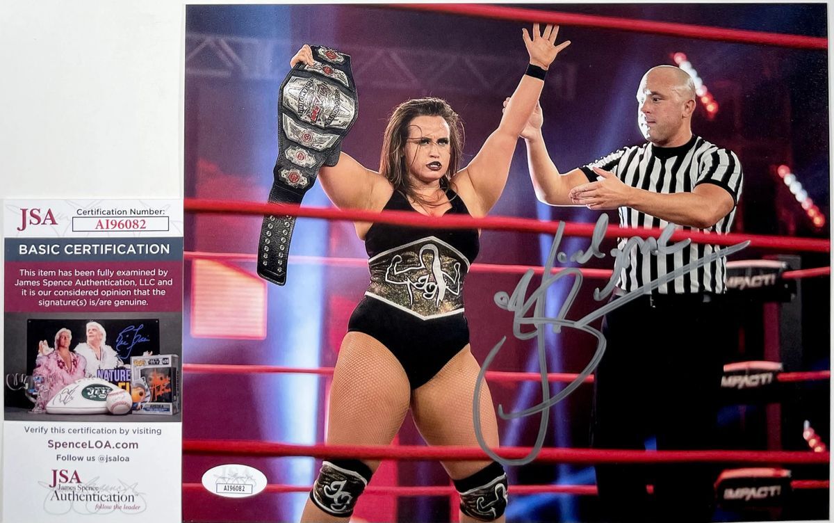 IMPACT Wrestling Knockout Jordynne Grace Signed 8x10 Photo L Autograph JSA COA