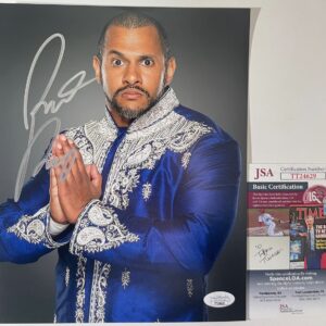 IMPACT Wrestling Rohit Raju Signed 8x10 Photo A Autograph Desi Hit Squad JSA COA