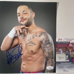IMPACT Wrestling Trey Miguel Signed 8x10 Photo B Autograph Rascalz TNA JSA COA