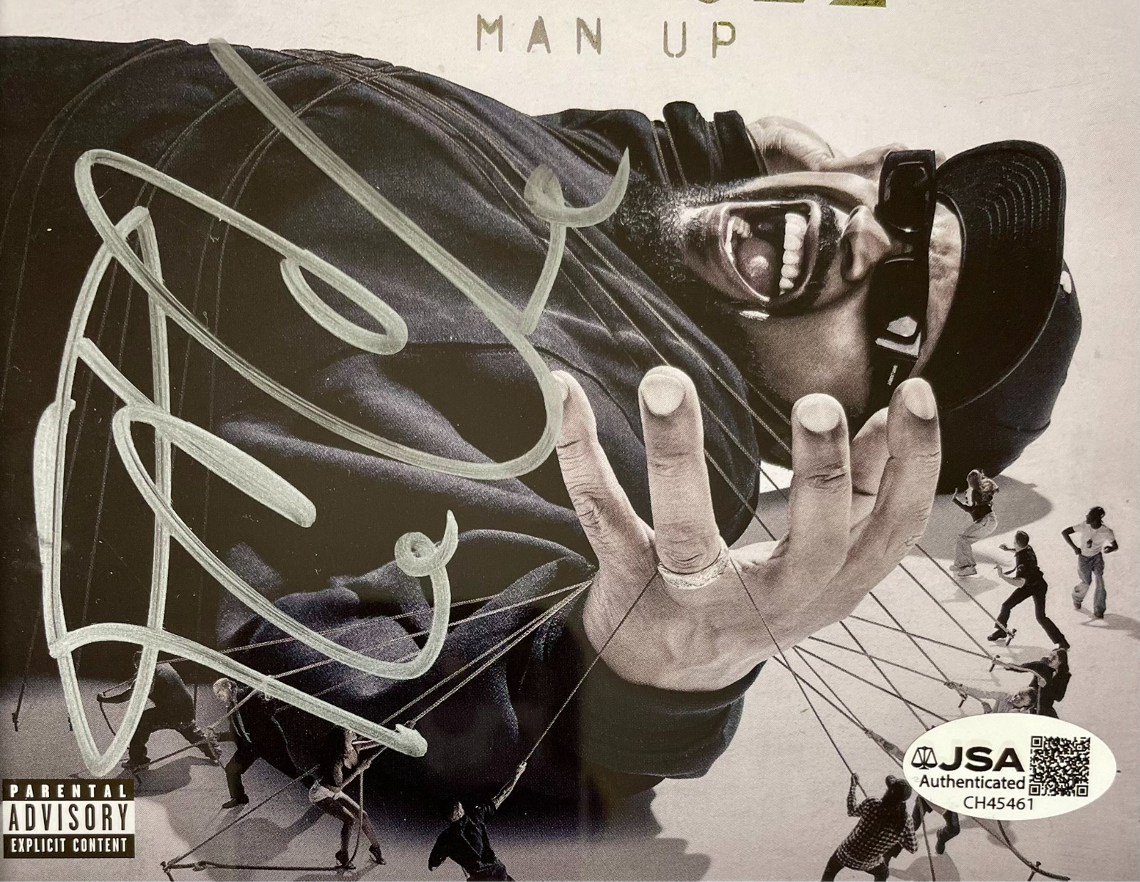 Ice Cube Signed Man Up CD Framed Matted Display Authentic Autograph NWA JSA COA - Image 2