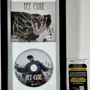 Ice Cube Signed Man Up CD Framed Matted Display Authentic Autograph NWA JSA COA