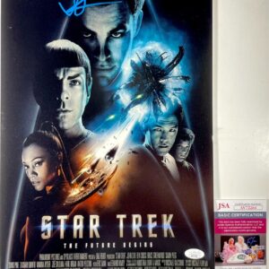 J.J. Abrams Signed Star Trek 11x17 Movie Poster Authentic Autograph JSA COA