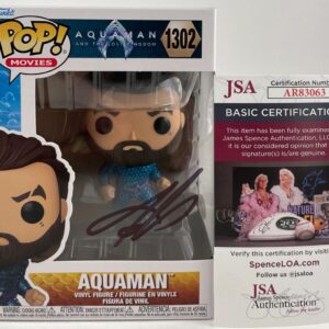 Jason Momoa Signed DC Aquaman Funko POP! Vinyl Figure Autograph JSA COA