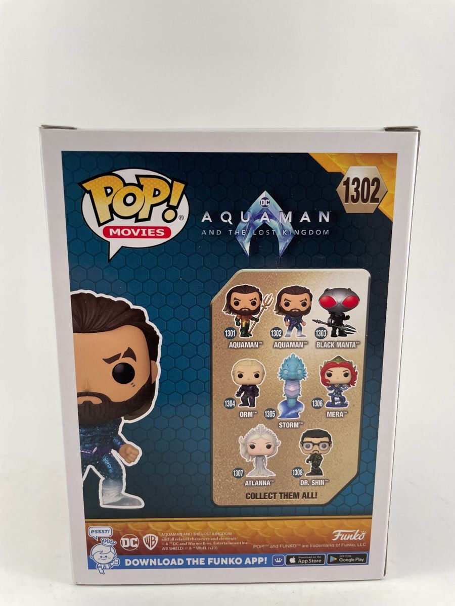 Jason Momoa Signed DC Aquaman Funko POP! Vinyl Figure Autograph JSA COA - Image 4