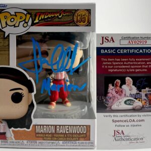 Karen Allen Signed Indiana Jones Marion Ravenwood Funko POP Autograph JSA COA