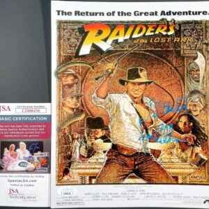 Karen Allen Signed Raiders Of The Lost Ark 8x10 Movie Poster A Autograph JSA COA