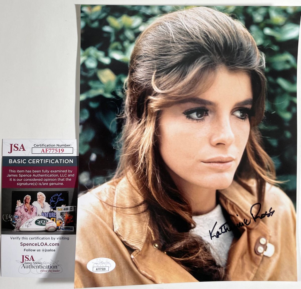 Katharine Ross Signed The Graduate 8x10 Photo A Autograph Elaine JSA COA