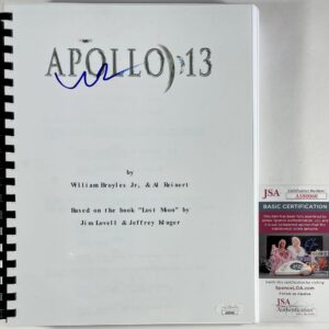 Kevin Bacon Signed Apollo 13 Complete Movie Script Authentic Autograph JSA COA