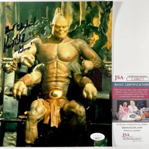 Kevin Michael Richardson Signed Mortal Kombat Goro 8x10 Movie Photo B JSA COA