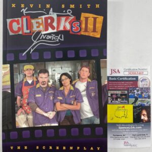 Kevin Smith & Jason Mewes Signed Clerks II Full Script Screenplay JSA COA