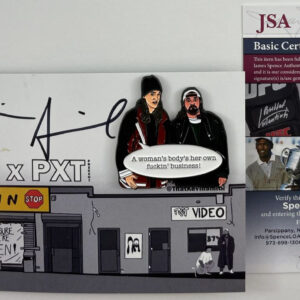 Kevin Smith Signed Pin Stop Jay & Silent Bob Pro-Choice Collectible Pin JSA COA