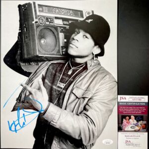LL Cool J Signed B&W 11x14 Photo Autograph Hip Hop Rap Artist JSA COA