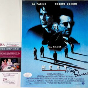 Marty Ferrero Signed Heat 8x10 Mini Movie Poster Photo Autograph JSA COA