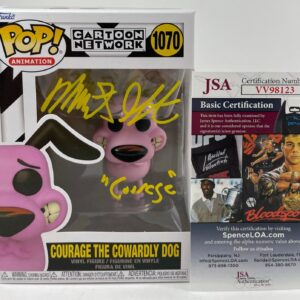 Marty Grabstein Signed Courage The Cowardly Dog Funko POP! Autograph JSA COA