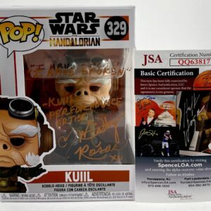 Misty Rosas Signed The Mandalorian KUIIL Funko POP! Vinyl Autograph JSA COA