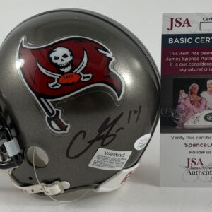 NFL Chris Godwin Tampa Bay Buccaneers WR Signed Riddell Mini Helmet JSA COA