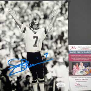 NFL Joe Theismann Signed Washington Redskins 8x10 Photo M Autograph JSA COA