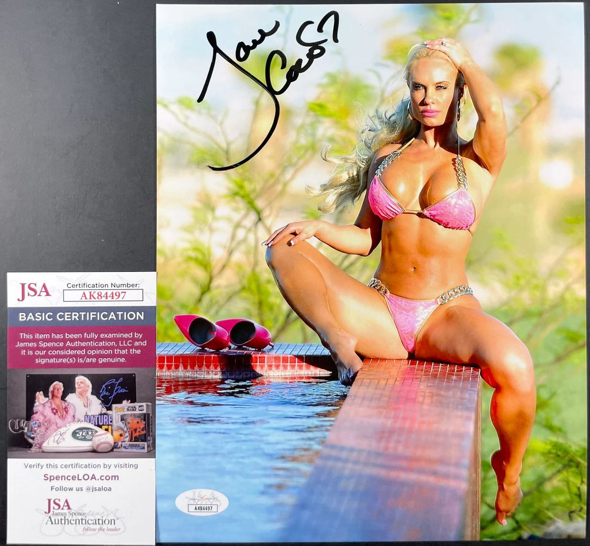 Nicole Coco Austin Sexy Playboy Model Signed 8x10 Photo C Autograph JSA COA