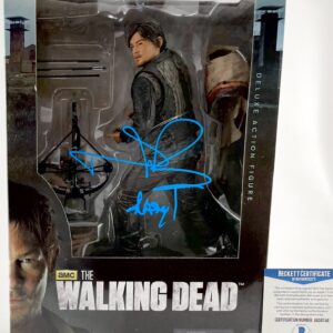 Norman Reedus Signed The Walking Dead Daryl Dixon 10" McFarlane Figure BAS COA