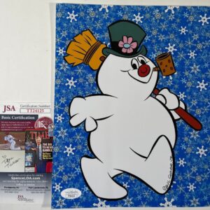 Paul Coker Jr Signed Frosty The Snowman 8x10 Photo C Authentic Autograph JSA COA