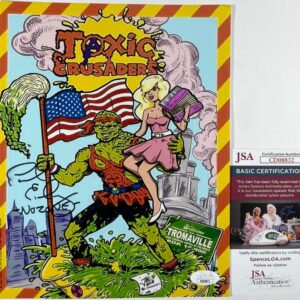 Paul Eiding Signed Toxic Crusaders 8x10 Mini Poster Authentic Autograph JSA COA