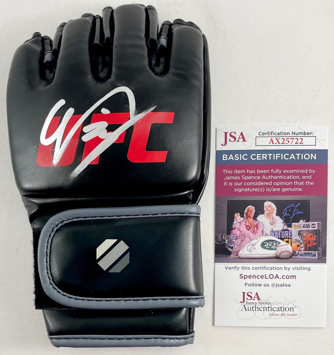 Rei Tsuruya Signed Black & Red UFC Glove MMA Fighter Autograph JSA COA