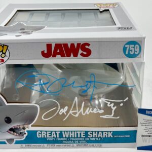 Richard Dreyfuss & Joe Alves Signed JAWS Great White Shark Funko POP Beckett COA