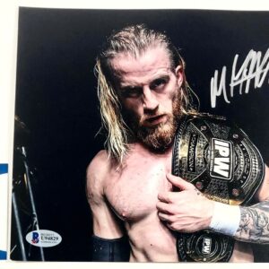 Ring Of Honor ROH Wrestling Mark Haskins Autographed 8X10 Photo Signed BAS COA
