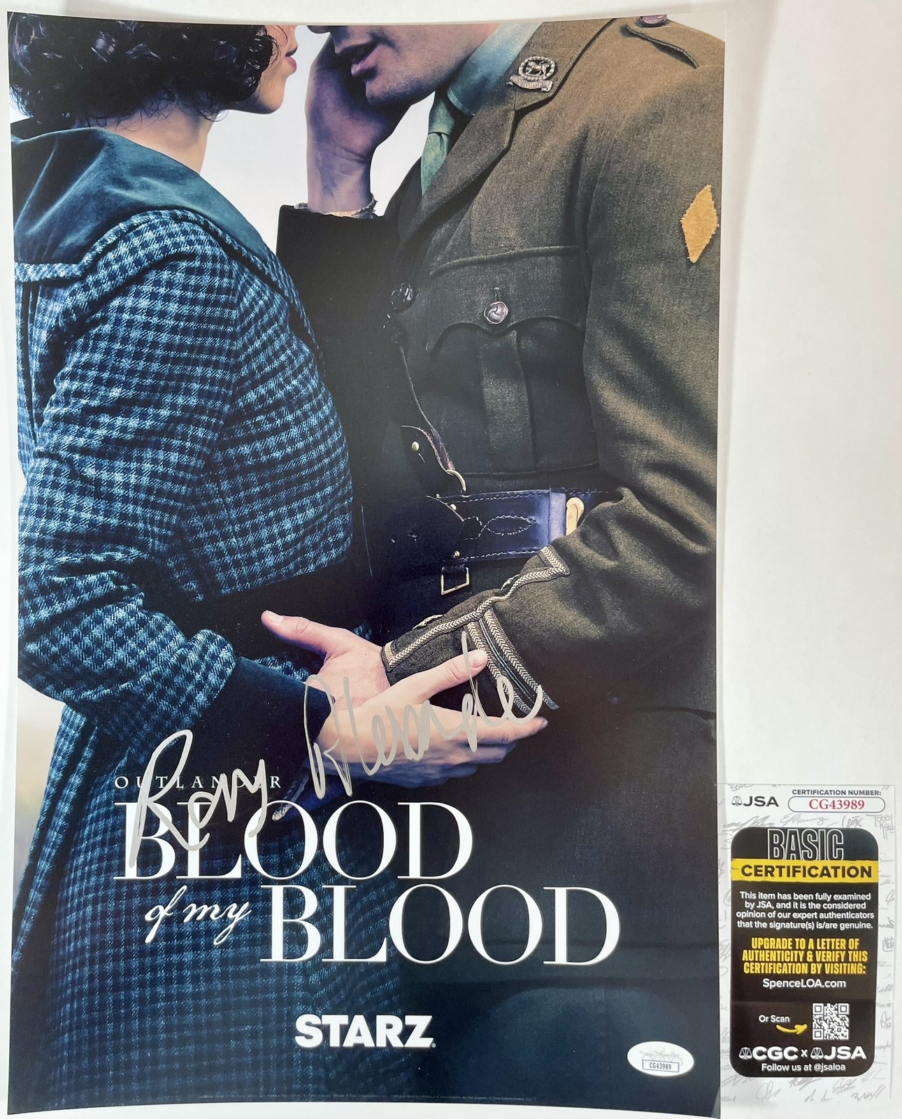Rory Alexander Signed Outlander Blood Of My Blood 11x17 Poster B Autograph JS...