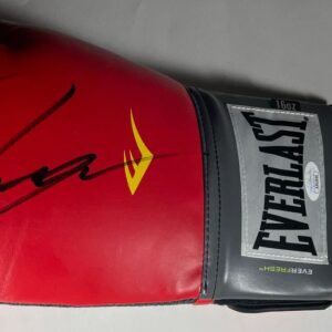 Ryan Garcia KingRy The Flash Signed Red Everlast Boxing Glove Autograph JSA COA